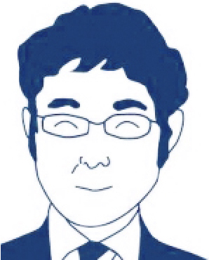 代表弁護士 石川慎司の似顔絵